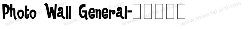 Photo Wall General字体转换